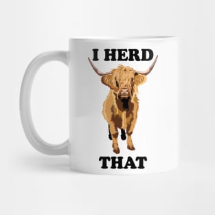 Highland Bull Cow I herd that Mug